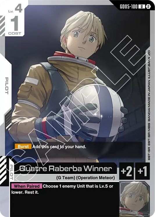Quatre Raberba Winner | GD05-100 | Normal