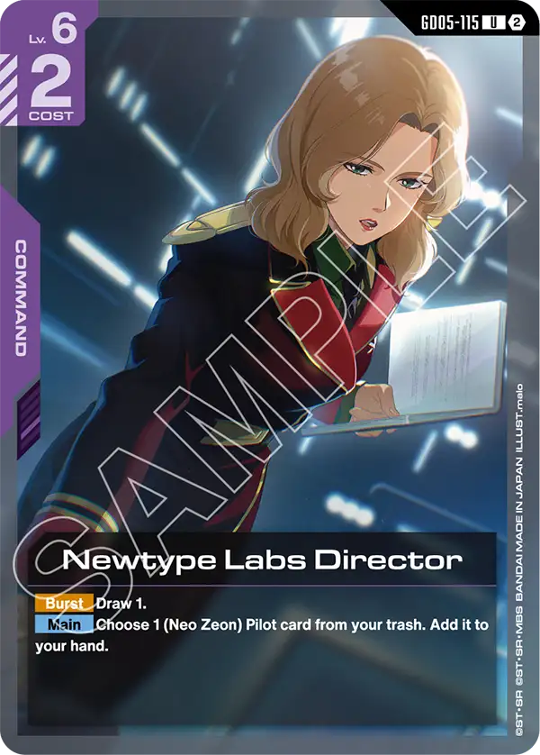 Newtype Labs Director | GD05-115 | Normal