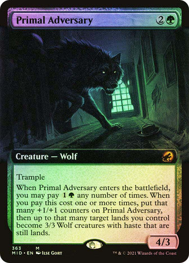 PRIMAL ADVERSARY EXTENDED ART (FOIL)