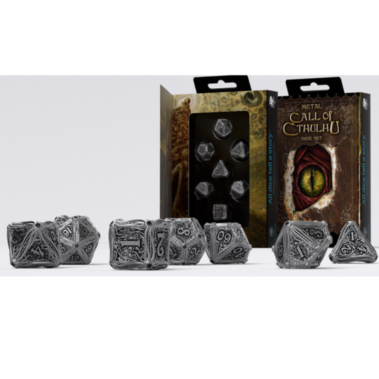 METAL CALL OF CTHULHU (DICE SET)