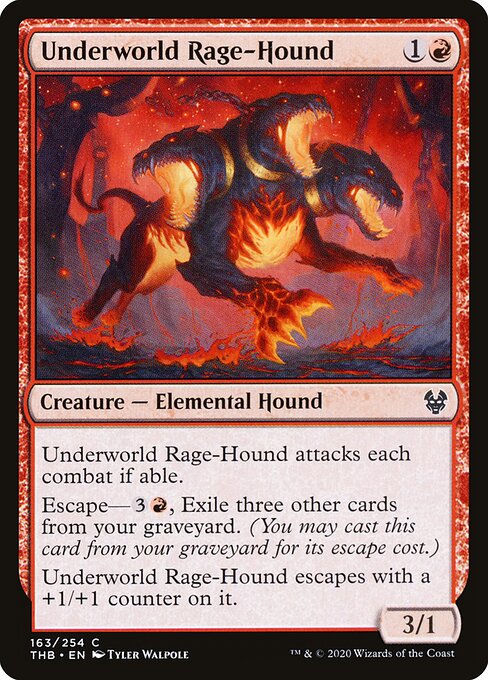 Underworld Rage-Hound - Theros Beyond Death #163