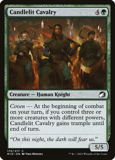 Candlelit Cavalry - Innistrad: Midnight Hunt #175