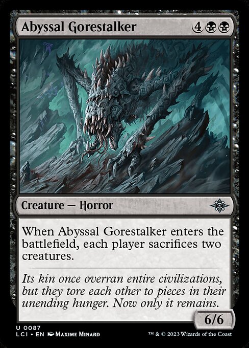 Abyssal Gorestalker - The Lost Caverns of Ixalan #87