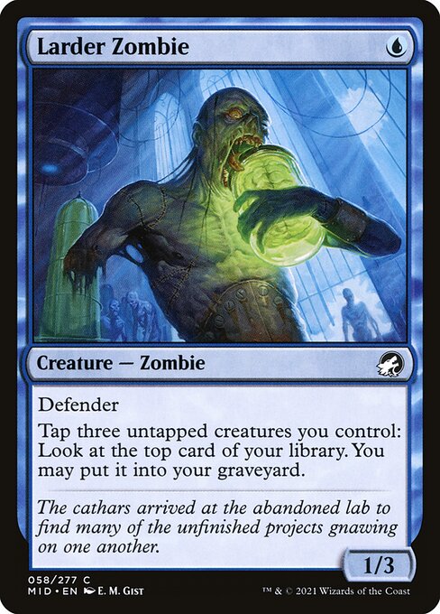 Larder Zombie - Innistrad: Midnight Hunt #58