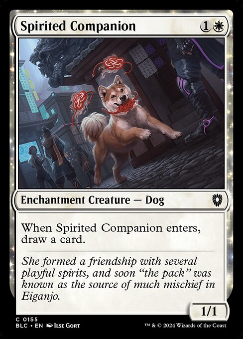 Spirited Companion - Bloomburrow Commander #155