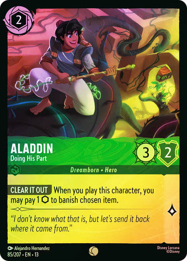ALADDIN-DOING HIS PART (FOIL)