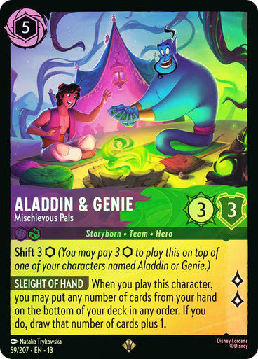 ALADDIN & GENIE - MISCHIEVOUS PALS (FOIL)