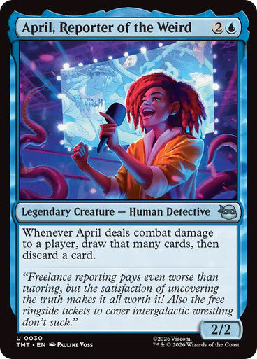 APRIL, REPORTER OF THE WEIRD (FOIL)