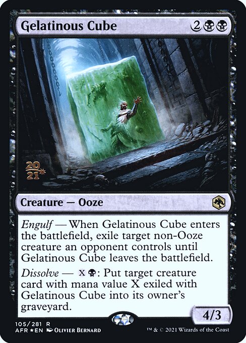 Gelatinous Cube - Adventures in the Forgotten Realms Promos #105s
