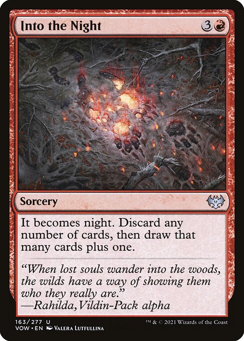 Into the Night - Innistrad: Crimson Vow #163