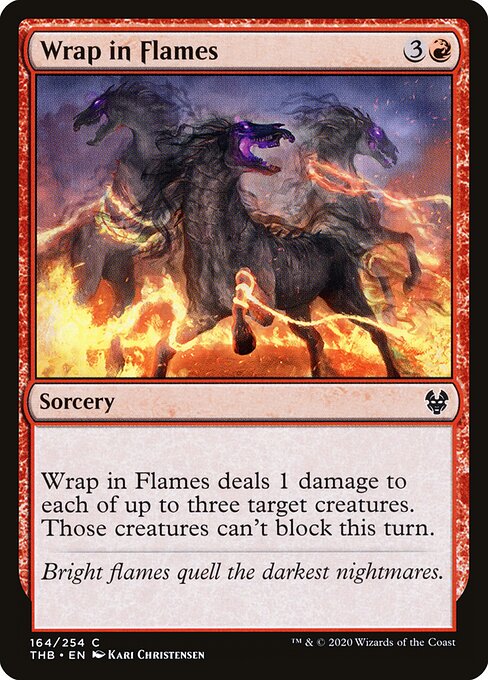 Wrap in Flames - Theros Beyond Death #164