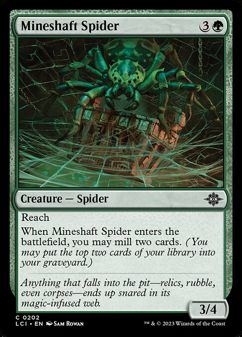 Mineshaft Spider - The Lost Caverns of Ixalan #202