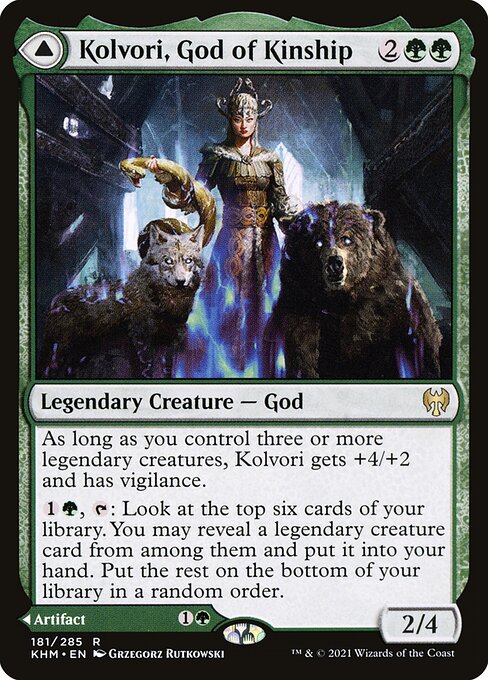 Kolvori, God of Kinship // The Ringhart Crest - Kaldheim #181