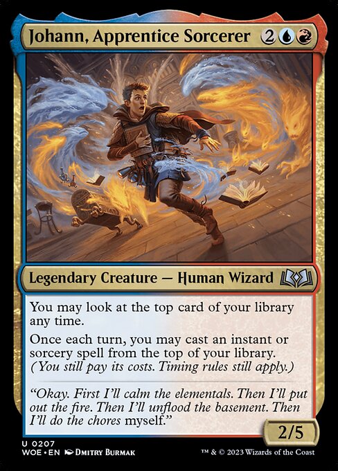 Johann, Apprentice Sorcerer - Wilds of Eldraine #207