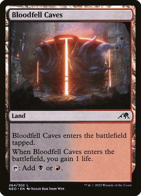 Bloodfell Caves - Kamigawa: Neon Dynasty #264