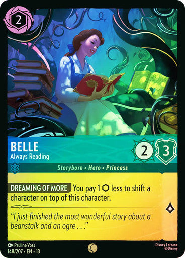 BELLE-ALWAYS READING (FOIL)