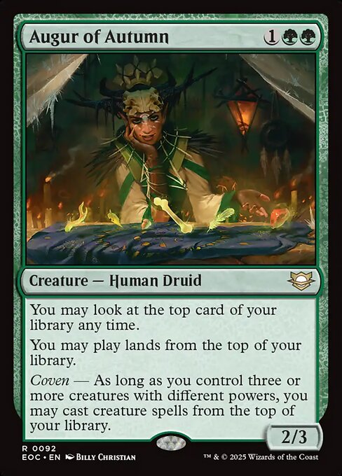 Augur of Autumn - Edge of Eternities Commander #92