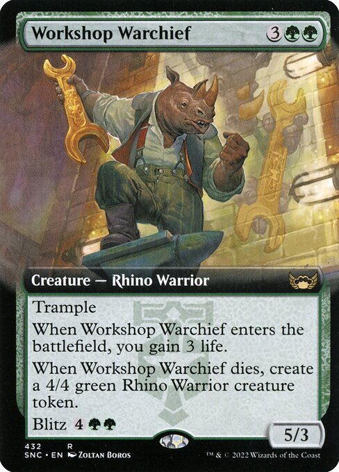Workshop Warchief - Streets of New Capenna #432