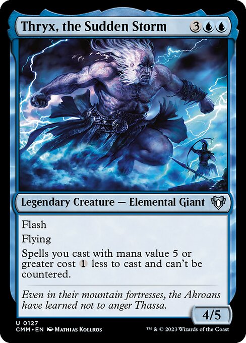 Thryx, the Sudden Storm - Commander Masters #127