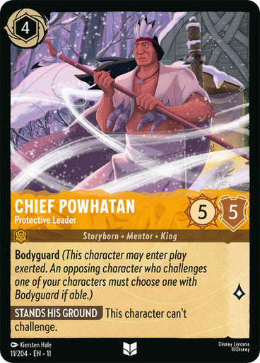 CHIEF POWHATAN-PROTECTIVE LEADER