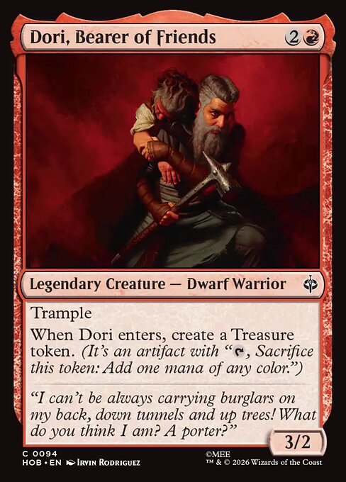 Dori, Bearer of Friends - The Hobbit #94