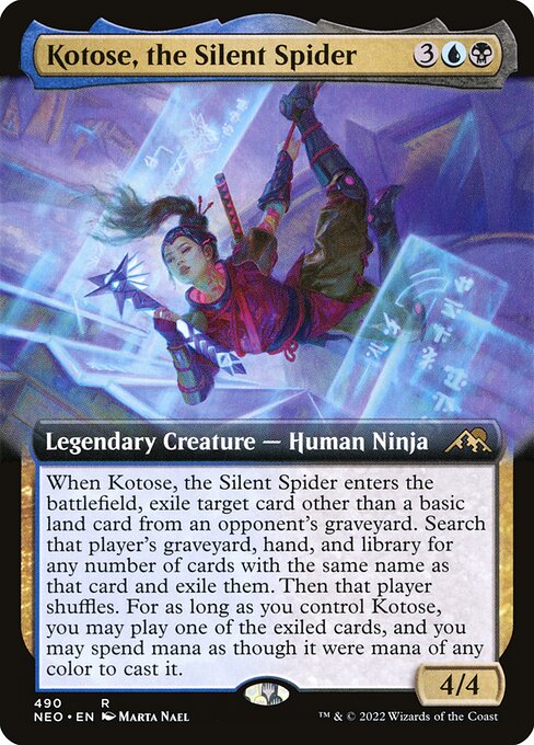 Kotose, the Silent Spider - Kamigawa: Neon Dynasty #490