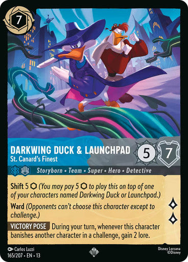 DARKWING DUCK & LAUNCHPAD- ST. CANARD'S FINEST