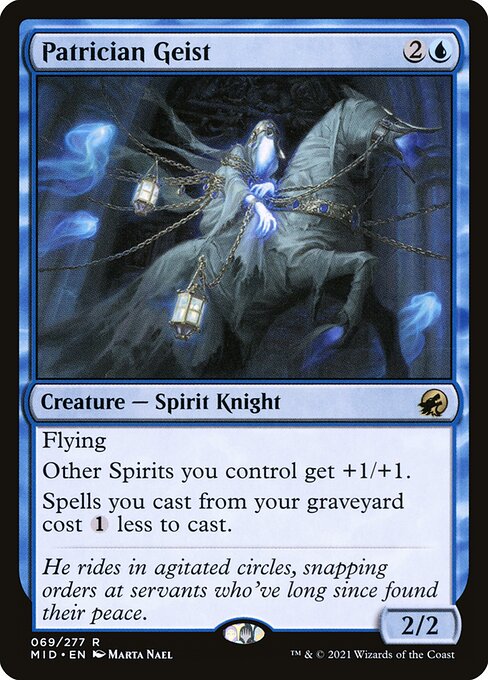 Patrician Geist - Innistrad: Midnight Hunt #69