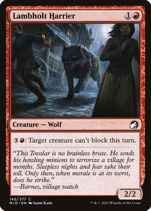 Lambholt Harrier - Innistrad: Midnight Hunt #145