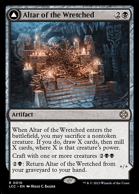 Altar of the Wretched // Wretched Bonemass - The Lost Caverns of Ixalan Commander #10