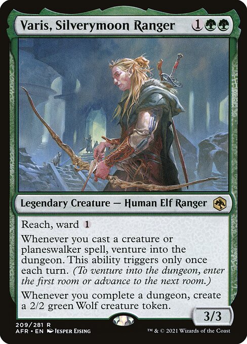 Varis, Silverymoon Ranger - Adventures in the Forgotten Realms #209