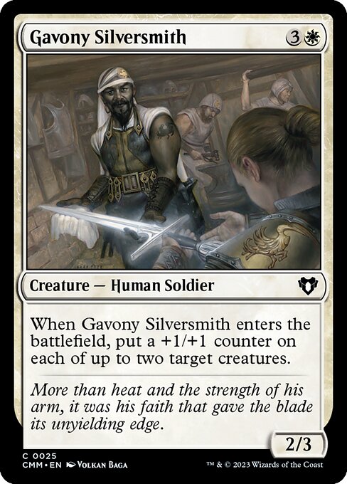 Gavony Silversmith - Commander Masters #25