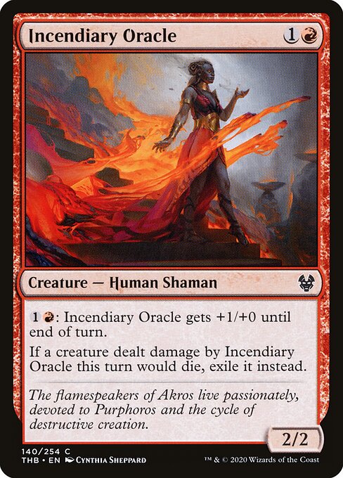 Incendiary Oracle - Theros Beyond Death #140