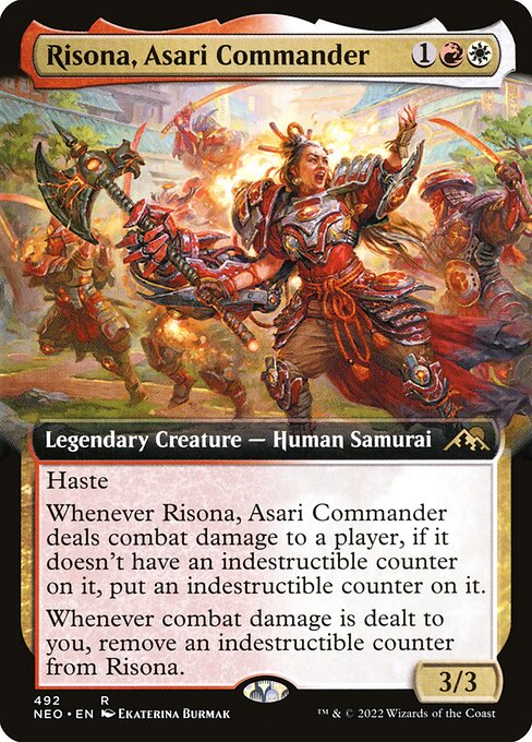 Risona, Asari Commander - Kamigawa: Neon Dynasty #492