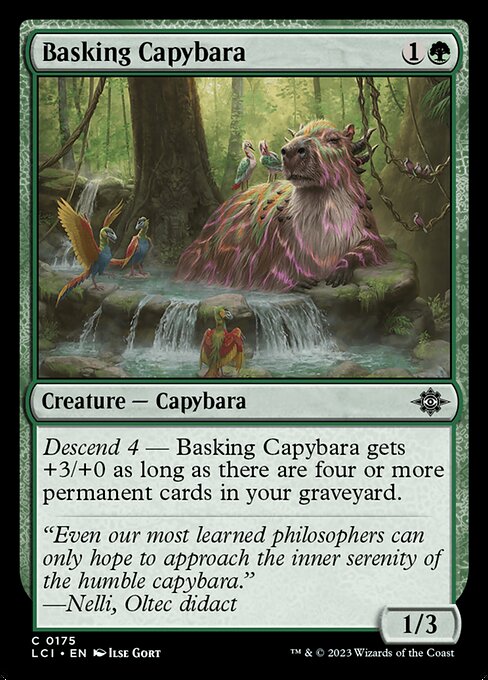 Basking Capybara - The Lost Caverns of Ixalan #175