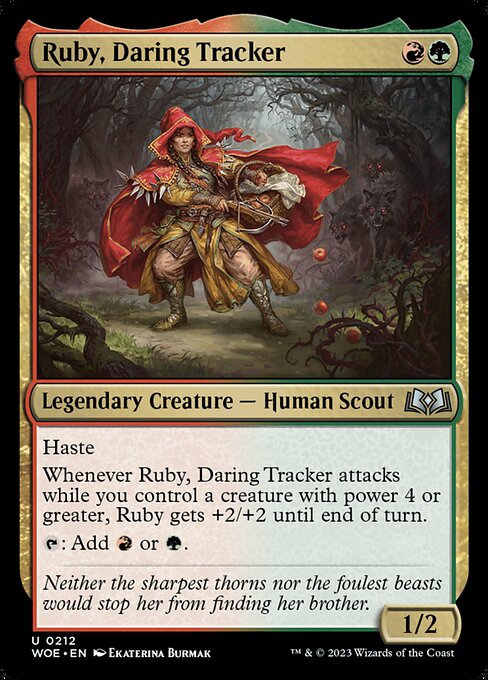 Ruby, Daring Tracker - Wilds of Eldraine #212