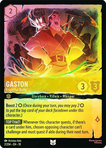 GASTON-FRIGHTFUL BULLY (WHISPER FOIL)