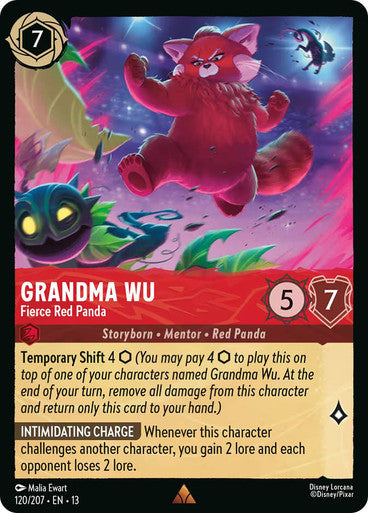 GRANDMA WU- FIERCE RED PANDA