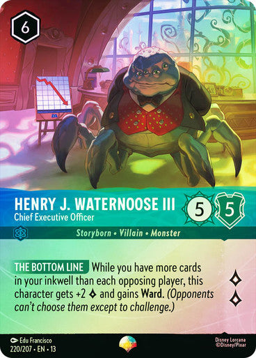 HENRY J. WATERNOOSE III - CHIEF EXECUTIVE OFFICER