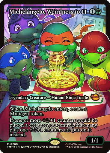 MICHELANGELO, WEIRDNESS TO 11