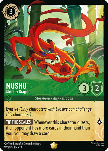MUSHU-STEALTHY DRAGON