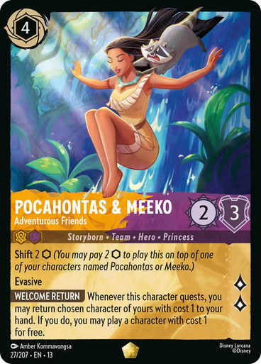 POCAHONTAS & MEEKO ADVENTUROUS FRIENDS