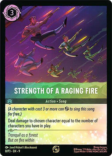 STRENGTH OF A RAGING FIRE (LEAGUE) (FOIL)