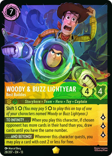 WOODY & BUZZ LIGHTYEAR- BESTBUDDIES (FOIL)