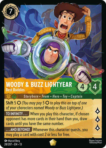 WOODY & BUZZ LIGHTYEAR- BEST BUDDIES