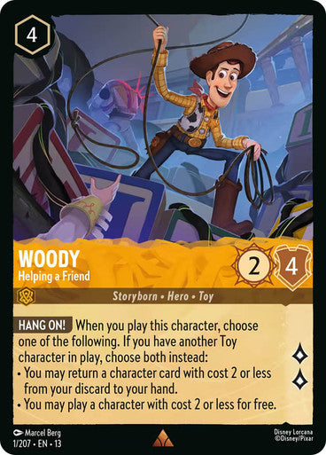 WOODY -  HELPING A FRIEND